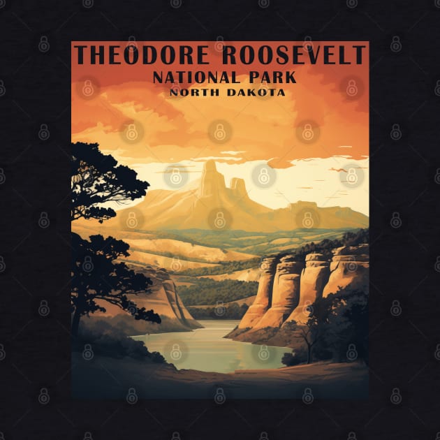 Theodore Roosevelt National Park by Schalag Dunay Artist